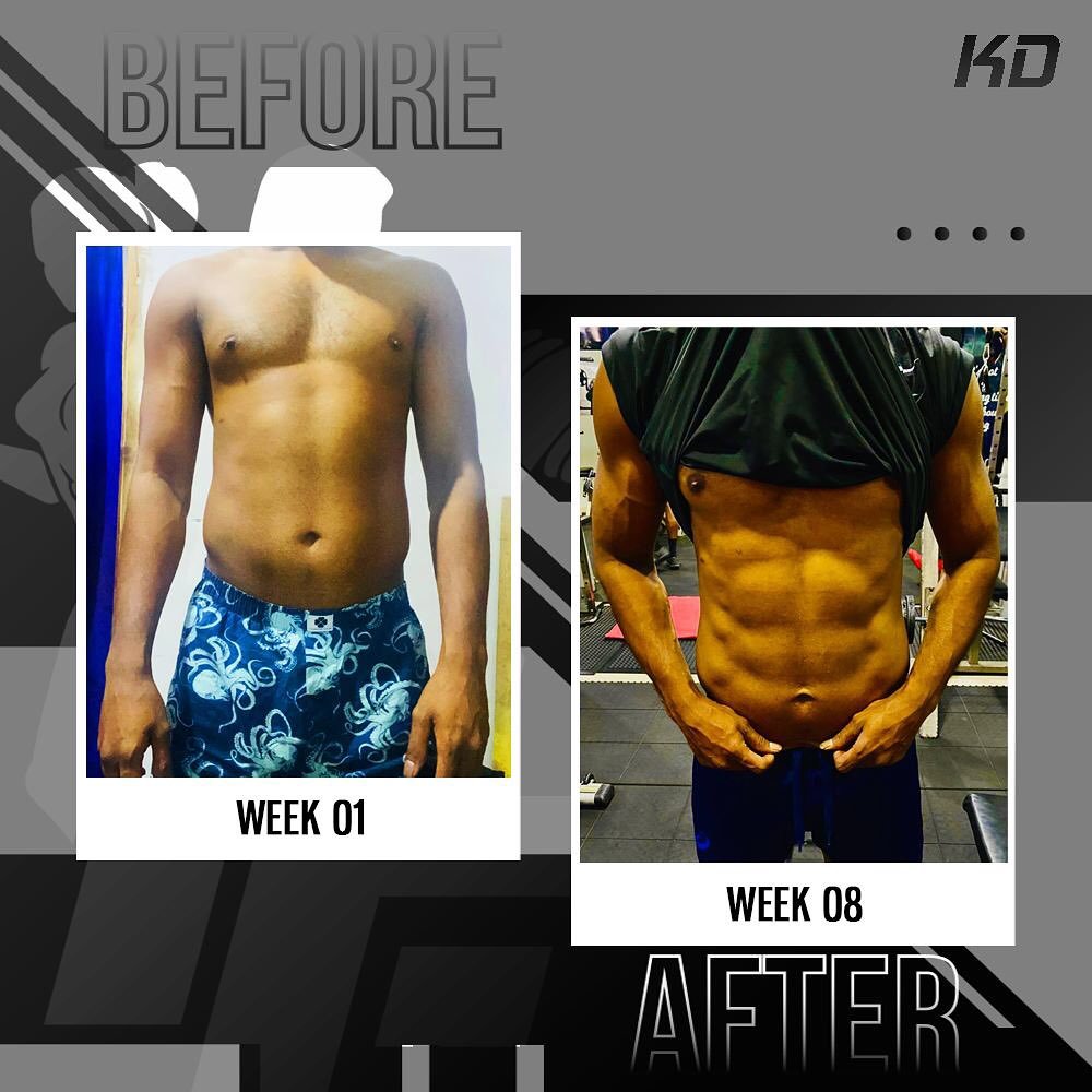 Client transformation week 1 to week 8